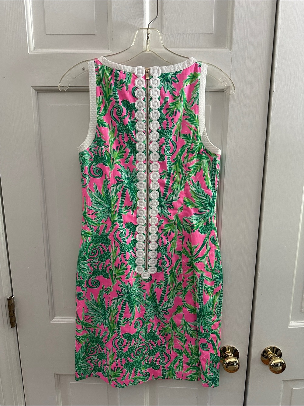 Lilly Pulitzer, summer fully lined dress cotton, fully lined NWOT worn once - Picture 3 of 5